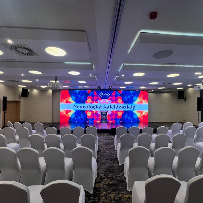 Azúr Hotel konferencia beltéri LED fal